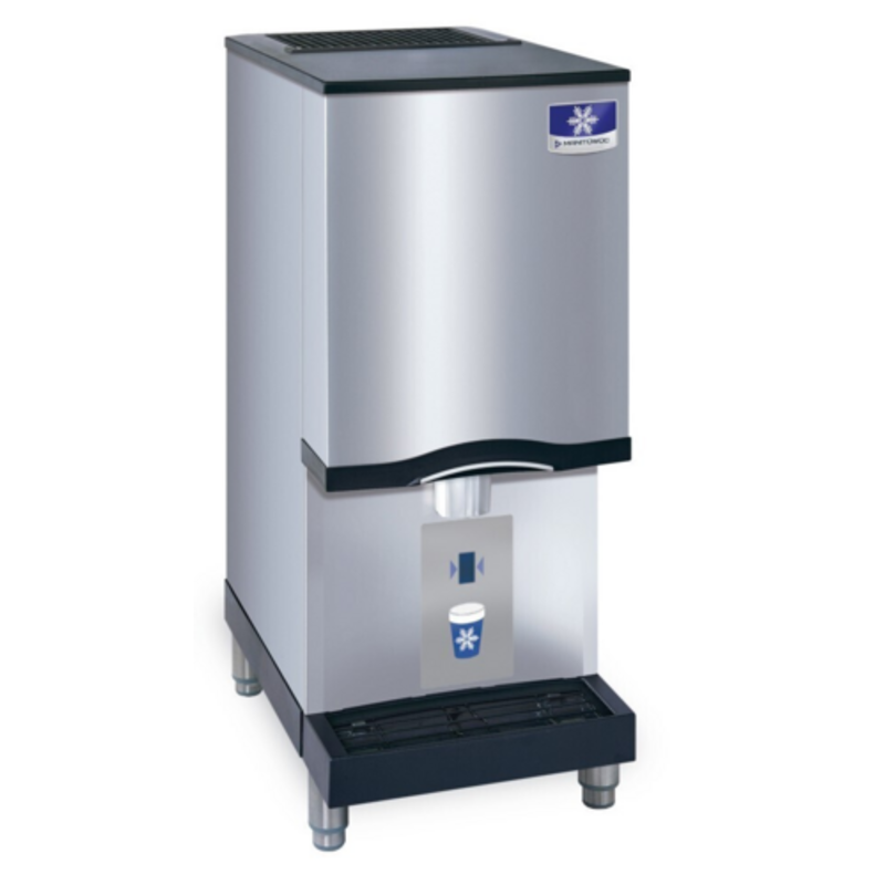 Distributeur de glace pilée et d'eau Manitowoc CNF0201A-N, à poser, refroidi par air - Capacité de 143 kg