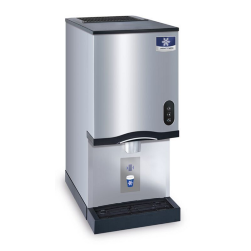 Distributeur de glaçons pépites et d'eau sur comptoir, refroidi par air, 16,25 pouces, Manitowoc CNP0201A