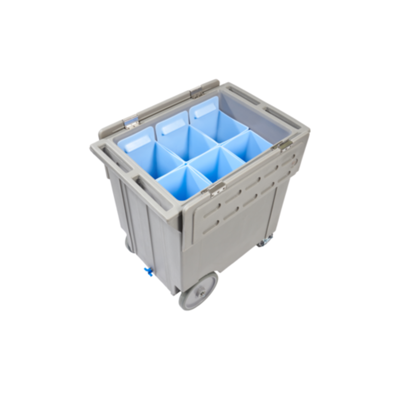 Chariot à glace mobile Manitowoc K00502 FEO 93,9 kg NSF pour système LBCS1360