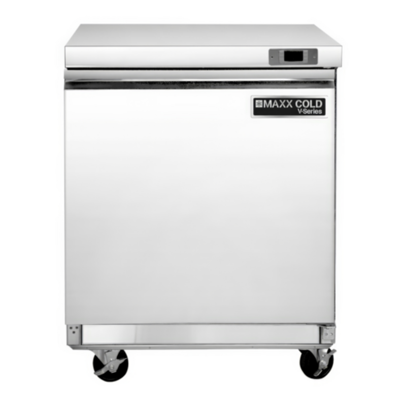Maxx Cold MVF29UHC V-Series 29-Inch Commercial Undercounter Freezer, 7.8 Cu. Ft.