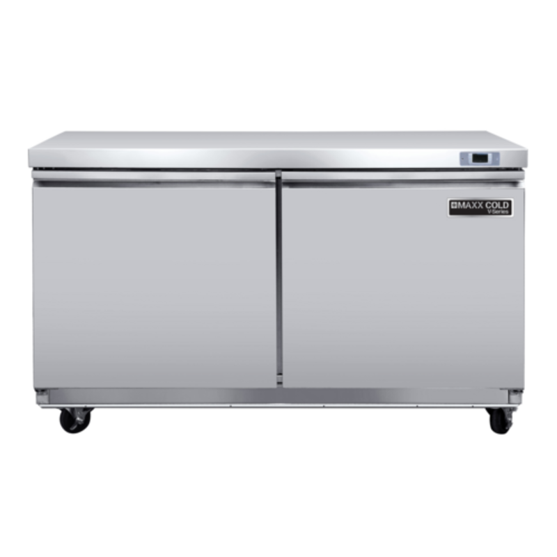 Maxx Cold MVF48UHC 48" Commercial Undercounter Freezer, 14.1 Cu. Ft., Solid Doors