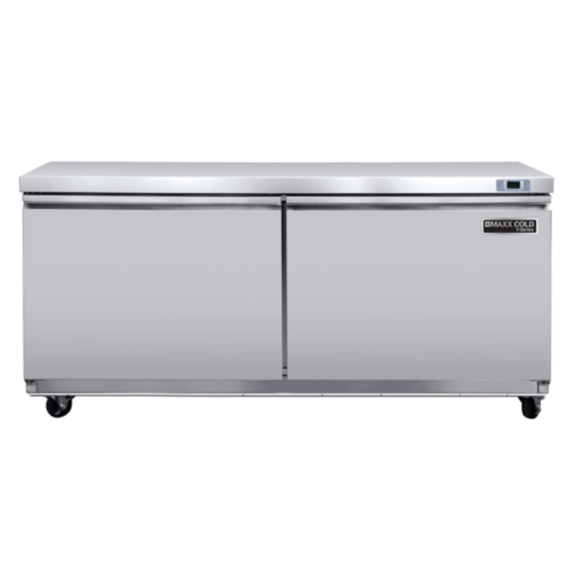 Réfrigérateur commercial encastrable Maxx Cold MVR60UHC série V de 61,2 pouces