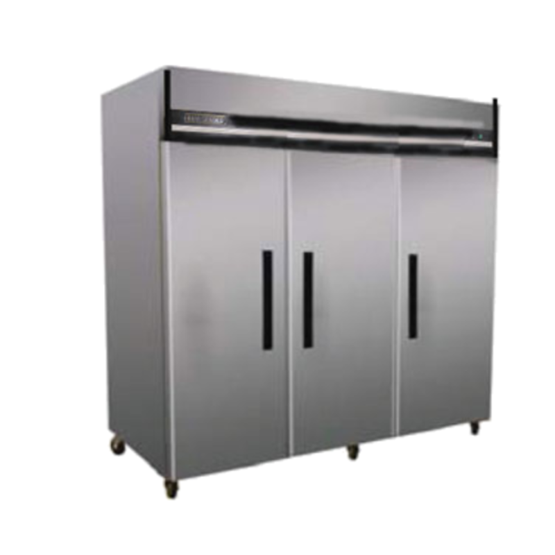 Congélateur commercial Maxx Cold MXCF-72FDHC à 3 portes, 72 pi³