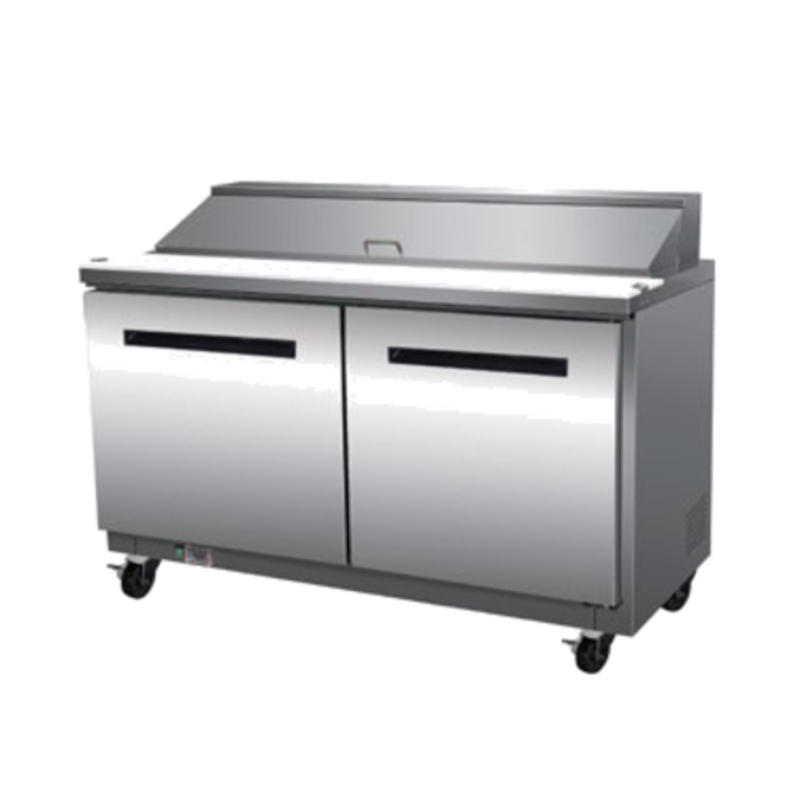 Station de préparation de sandwichs et salades Maxx Cold MXCR48MHC X-Series Mega Top de 122 cm
