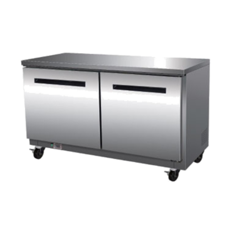 Réfrigérateur commercial de comptoir Maxx Cold MXCR48UHC de 48 pouces à porte pleine