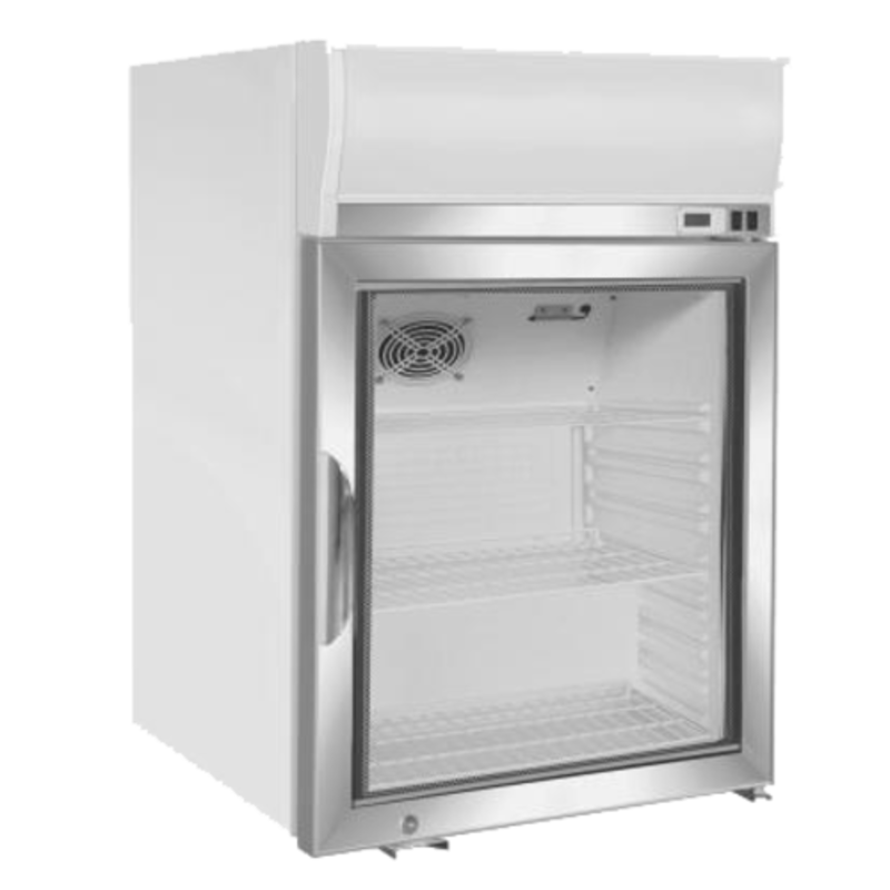 Congélateur de comptoir d'affichage à porte vitrée Maxx Cold MXM1-4FHC de 4,2 pi3