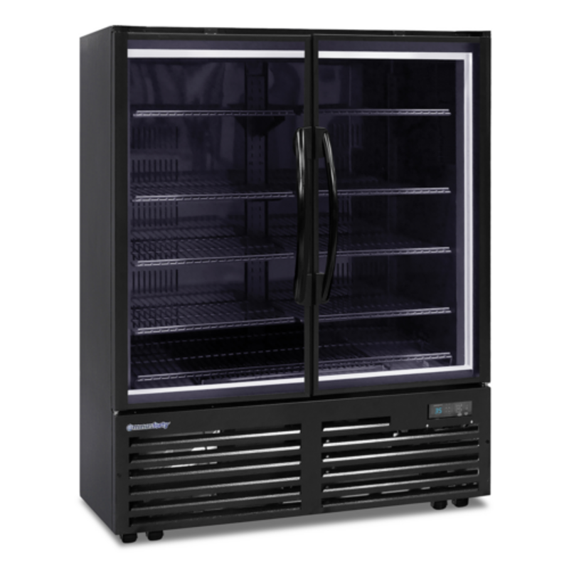 Minus Forty 21X-UDGR-V0 46.5-Inch Double Glass Door Merchandiser Refrigerator