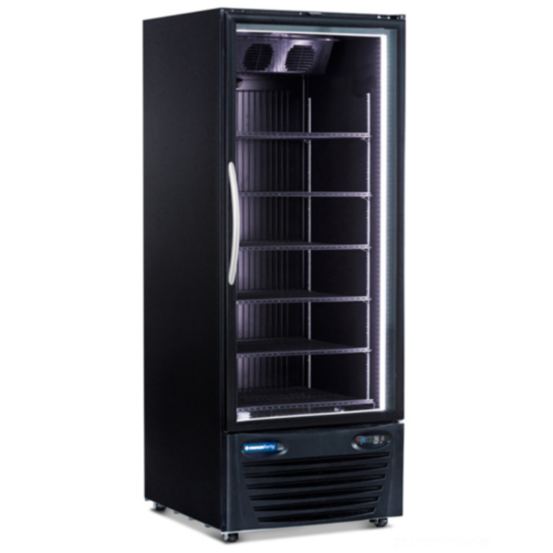 Minus Forty 30-Inch Black Glass Door Merchandising Freezer 23.41 Cu. Ft. 22-USGF-F1-BK-BI