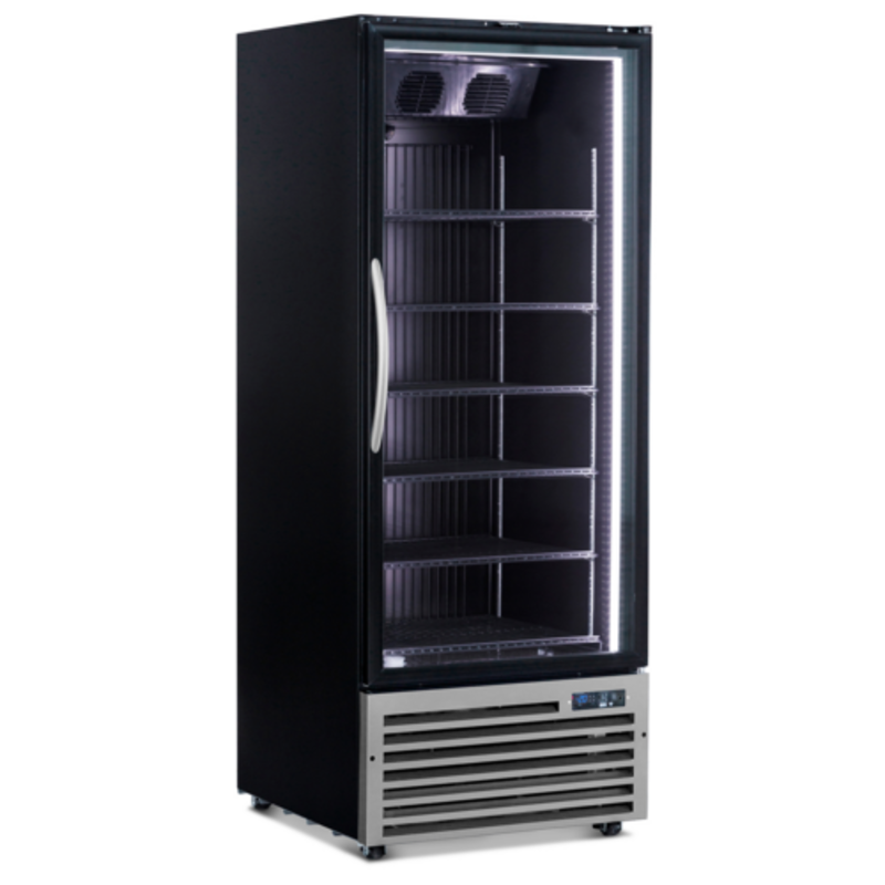 Minus Forty 22-USGR-F1-BK-BI-FS 23.4 cu. ft. Glass Door Merchandising Refrigerator