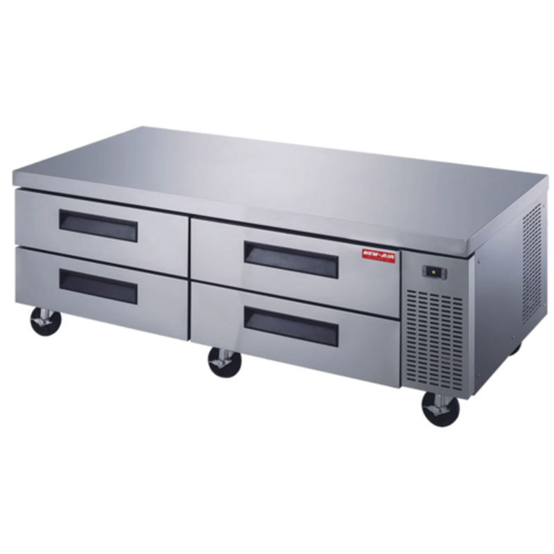 Support d'équipement réfrigéré commercial New Air NCB-072-SS de 72 pouces