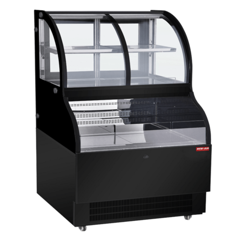 New Air NCC-48-SS 47.25-Inch Dual Zone Refrigerated Combination Display Case