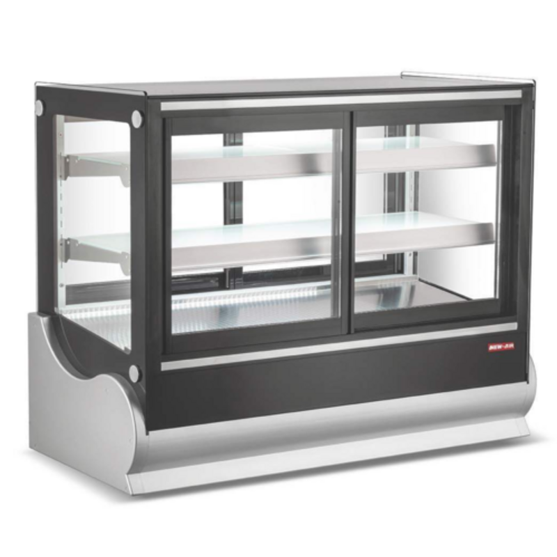 New Air NCDC-48-SV Vitrine réfrigérée de comptoir de 47,5 pouces avec portes coulissantes doubles