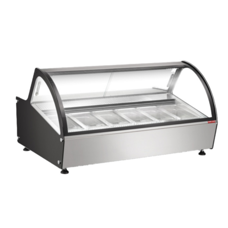 Nouveau congélateur de comptoir d'affichage à gelato New Air NCGD-46-S de 46 pouces