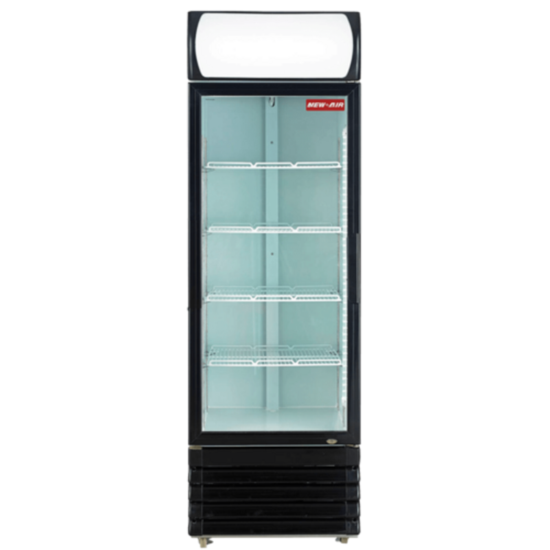 New Air NGR-036L-H 24-Inch Glass Door Reach-In Beverage Cooler