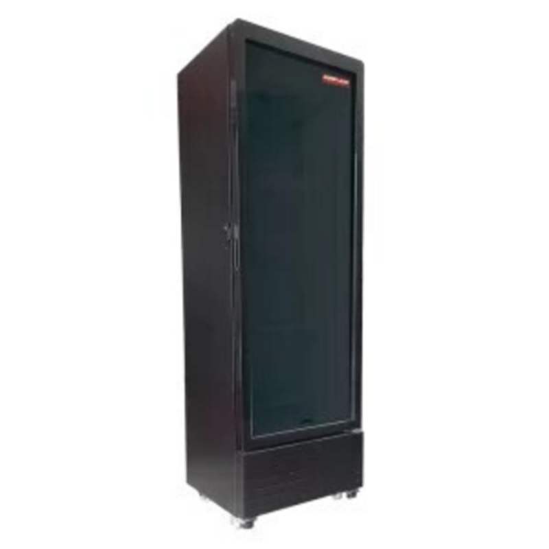 New Air NGR-23-71H 23-Inch Black Single Glass Door Display Refrigerator