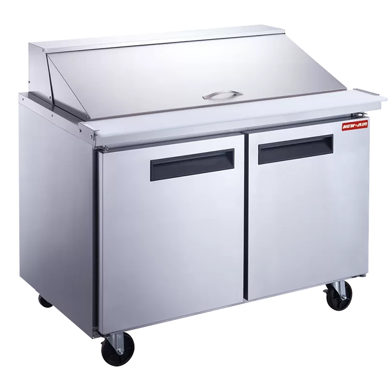 Table de préparation de sandwichs Mega Top New Air NPT-048-MSA Signature Series de 48 po