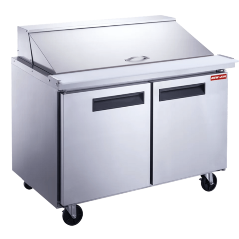 Réfrigérateur de préparation de sandwichs et de salades New Air NPT-060-MSA de 60 pouces avec Mega Top