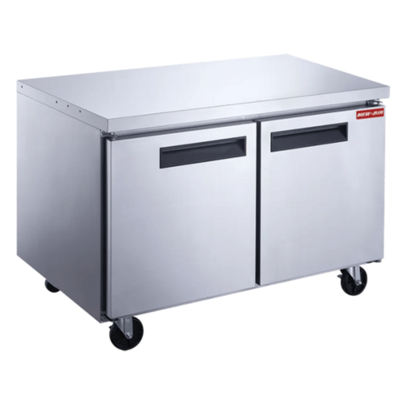 New Air NUF-060-SS 60-Inch Stainless Steel Undercounter Freezer - 15.53 Cu. Ft.
