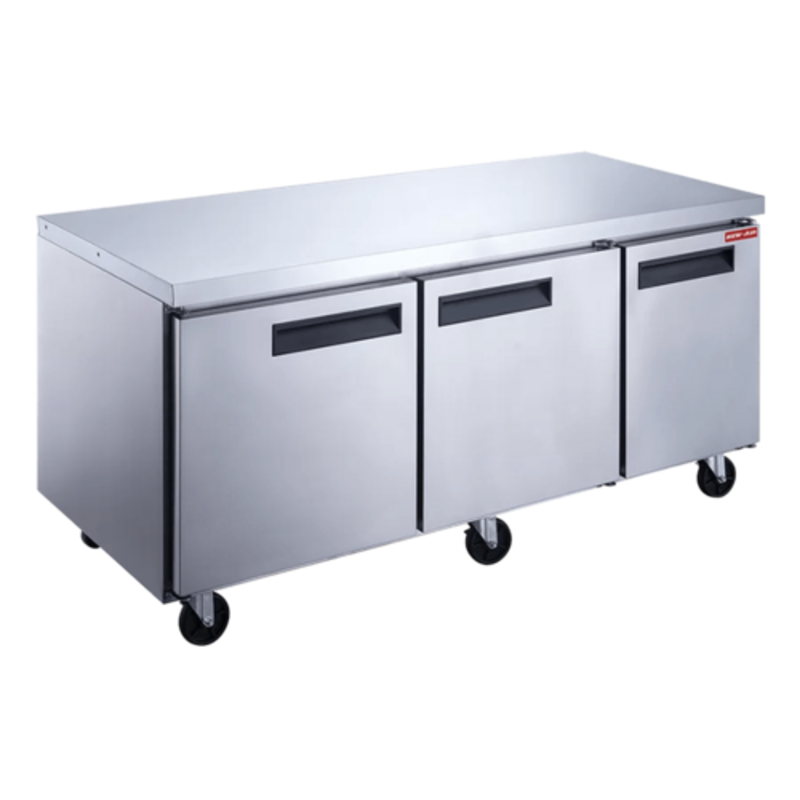 New Air NUF-072-SS 72.5" Stainless Steel Under Counter Freezer