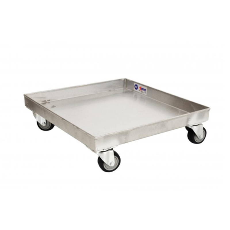 Chariot en acier inoxydable robuste pour panier à vaisselle Omcan 31858 de 300 kg