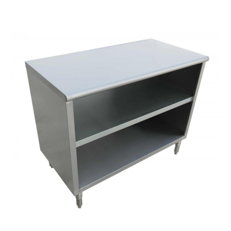 Armoire à vaisselle fermée en acier inoxydable Omcan 38029 commerciale 48" x 15"