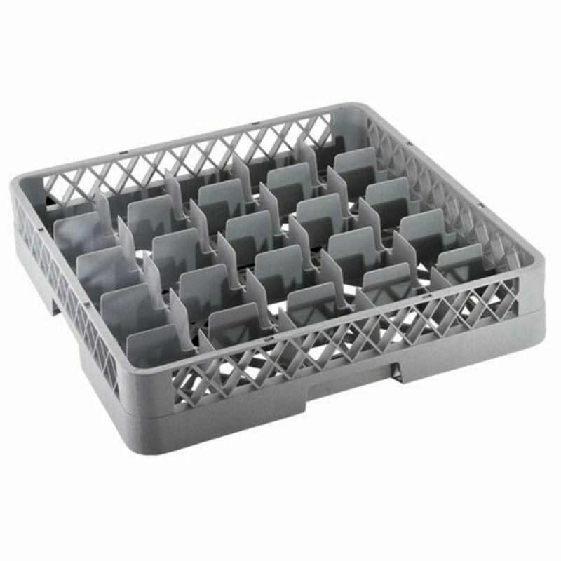 Omcan 43502 Panier de lavage pour verres commercial 25 compartiments