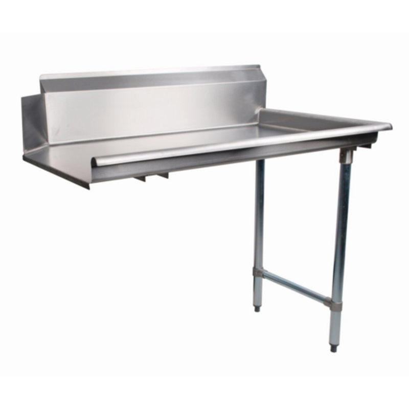 Omcan 47745 Table de plongée commerciale avec nettoyage à droite de 72 po