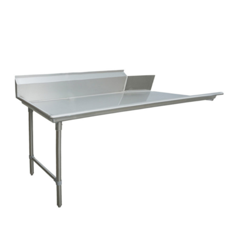 Table de lavage droite Omcan 47746 pour côté gauche - 72" x 30,37"
