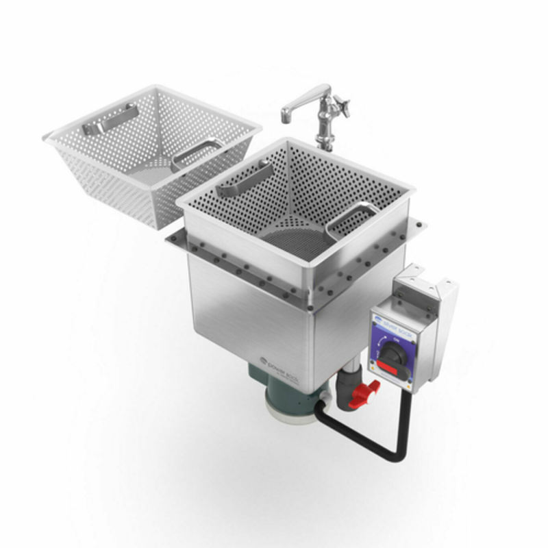 Power Soak SS-W-208-1 Silver Soak évier à mouvement continu de 42 litres à souder