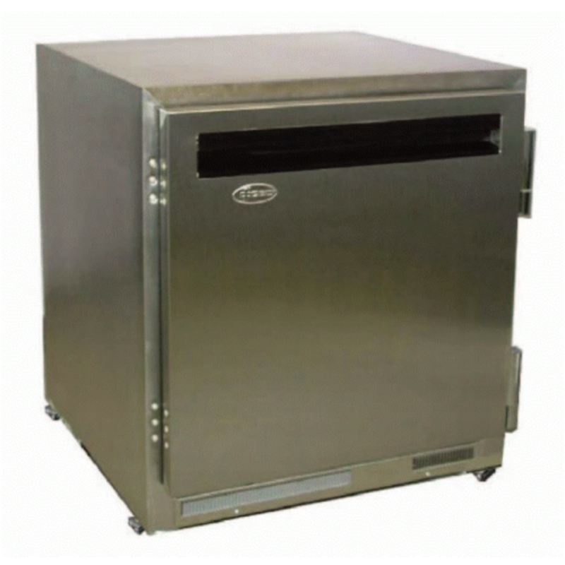 Réfrigérateur de comptoir commercial à porte pleine QBD RUC27 - 68,5 cm