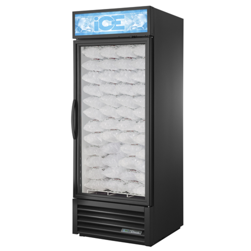 True GDIM-26NT-HC~TSL01 30-Inch Single Glass Door Ice Merchandiser