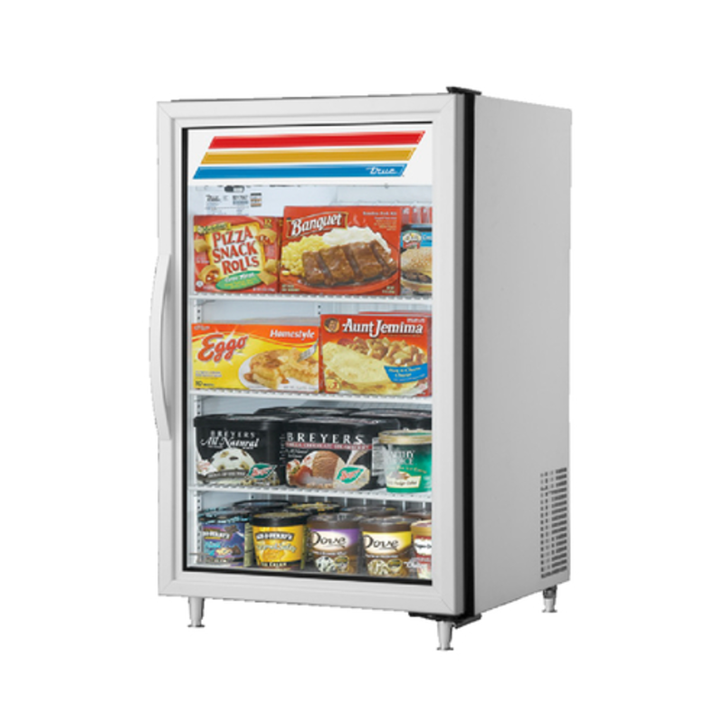 Congélateur d'affichage à porte vitrée de comptoir True 24,13 pouces (GDM-07F-HC~TSL01)