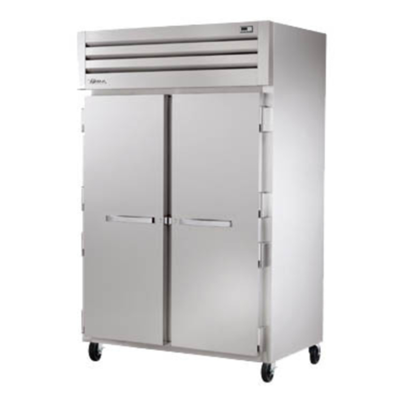 Congélateur commercial armoire True deux sections avec portes pleines de 52,63 pouces (STA2F-2S-HC)