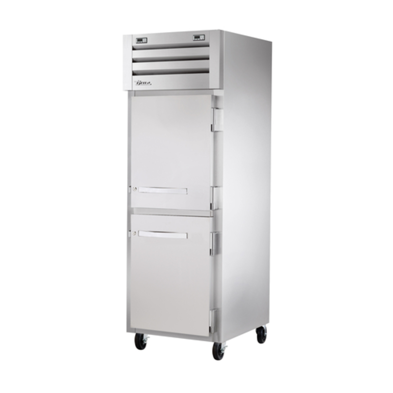 Réfrigérateur et congélateur à deux températures à demi-porte solide True Refrigeration STG1DTA-2HS-HC de 69,85 cm