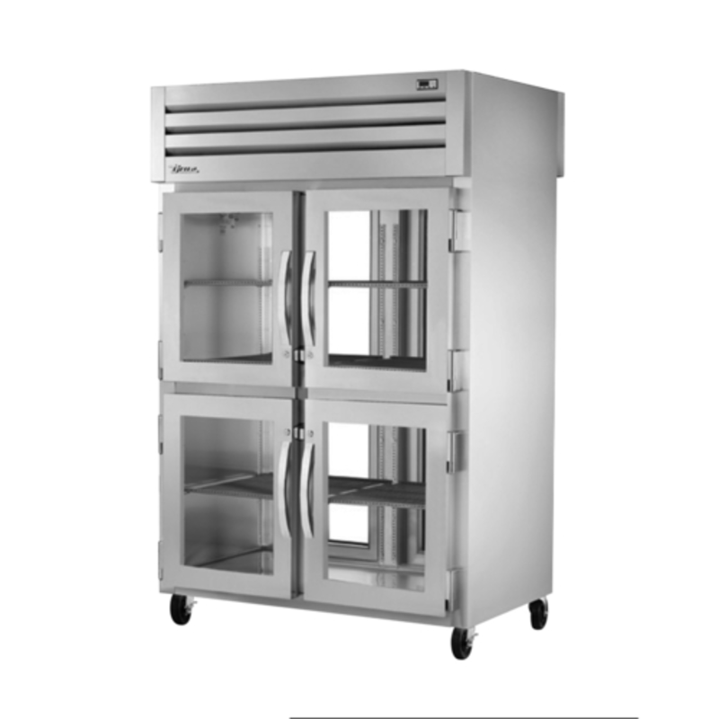 True STG2RPT-4HG-2G-HC 52.63-Inch Two-Section Pass-Through Glass Door Refrigerator
