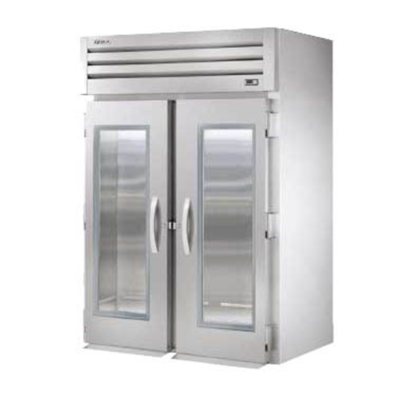 True STG2RRI-2G-HC Spec Series 68-Inch Two-Section Glass Door Roll-In Refrigerator