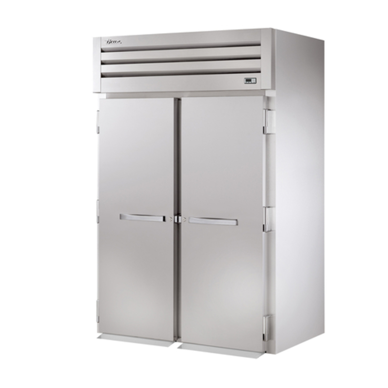 True STG2RRI89-2S-HC 68-Inch Two-Section Solid Door Roll-In Refrigerator
