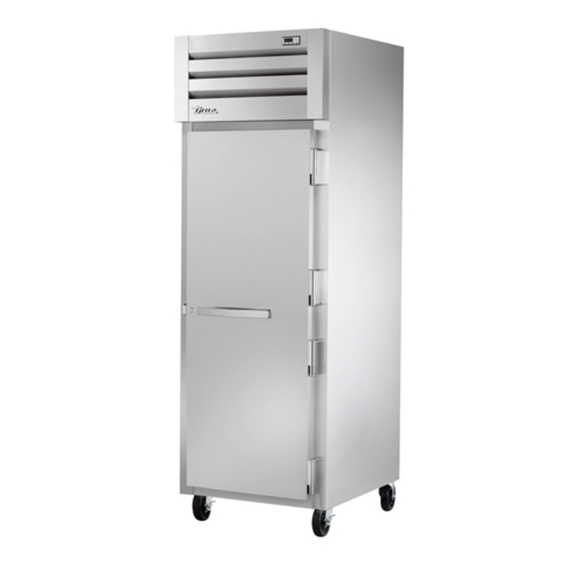 Congélateur commercial vertical True STR1F-1S-HC Spec Series de 27,5 pouces avec porte pleine simple
