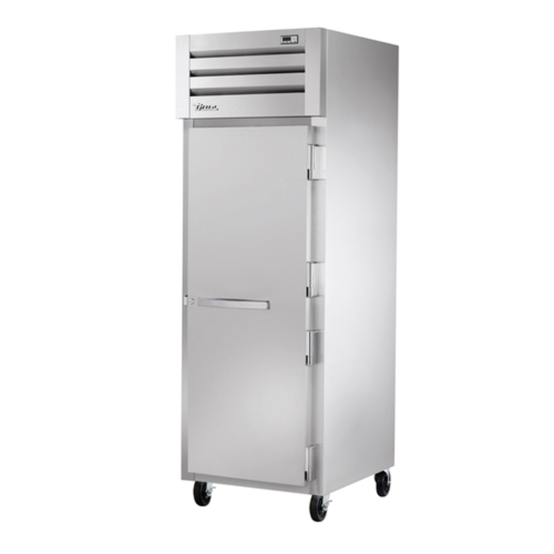 Réfrigérateur commercial True 27.5-Inch SPEC SERIES, modèle STR1R-1S-HC, à une porte pleine