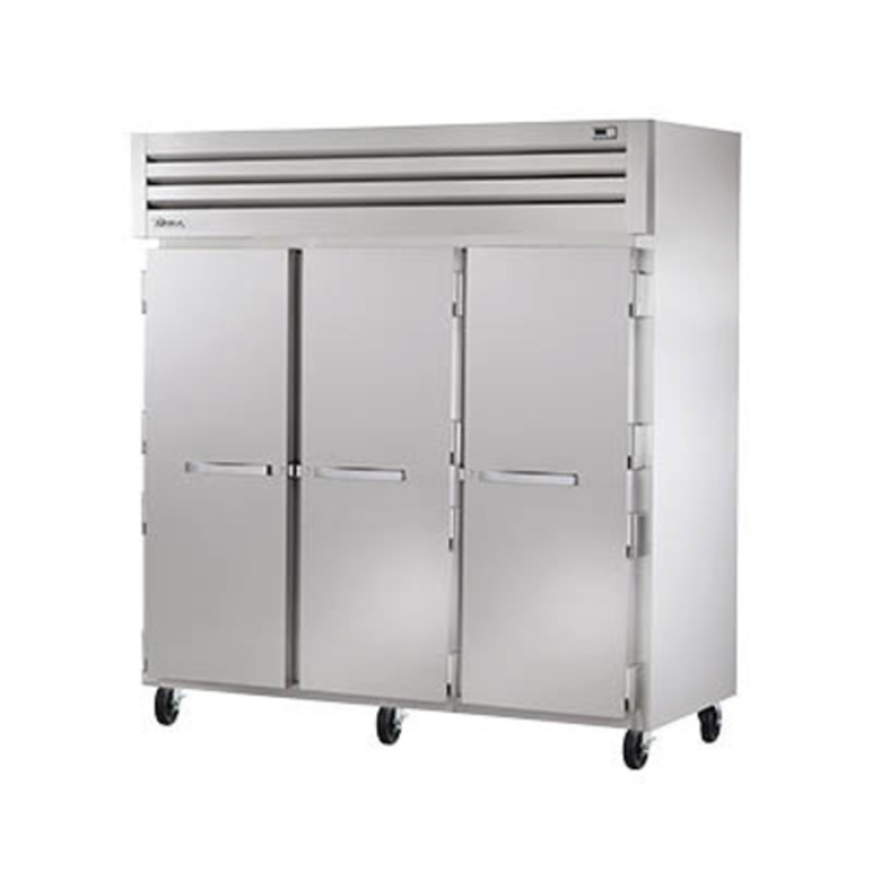 Congélateur commercial armoire 3 portes solides True STR3F-3S-HC série Spec 197,5 cm