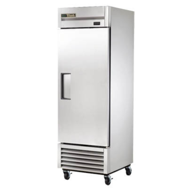 Réfrigérateur commercial True T-23-HC à porte pleine simple de 68,6 cm