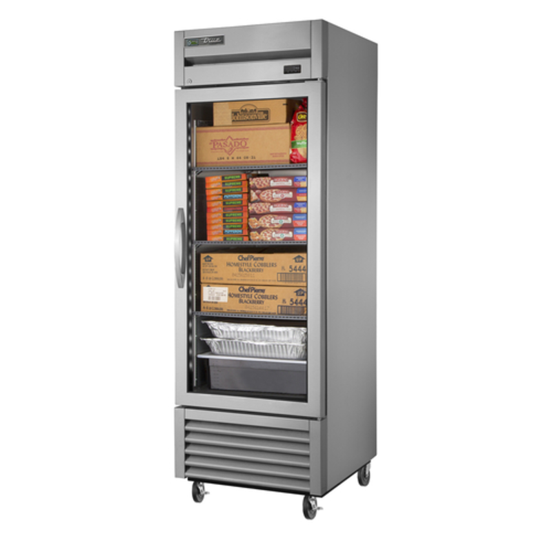 True Refrigeration T-23FG-FLX-HC~FGD01 27-Inch Flex-Temp Convertible Glass Door Refrigerator and Freezer