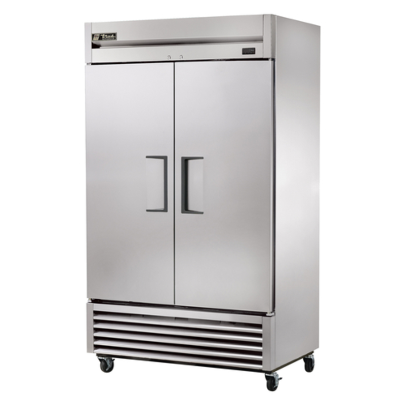 Réfrigérateur professionnel deux sections à portes battantes pleines True Refrigeration T-43-HC de 47 pouces