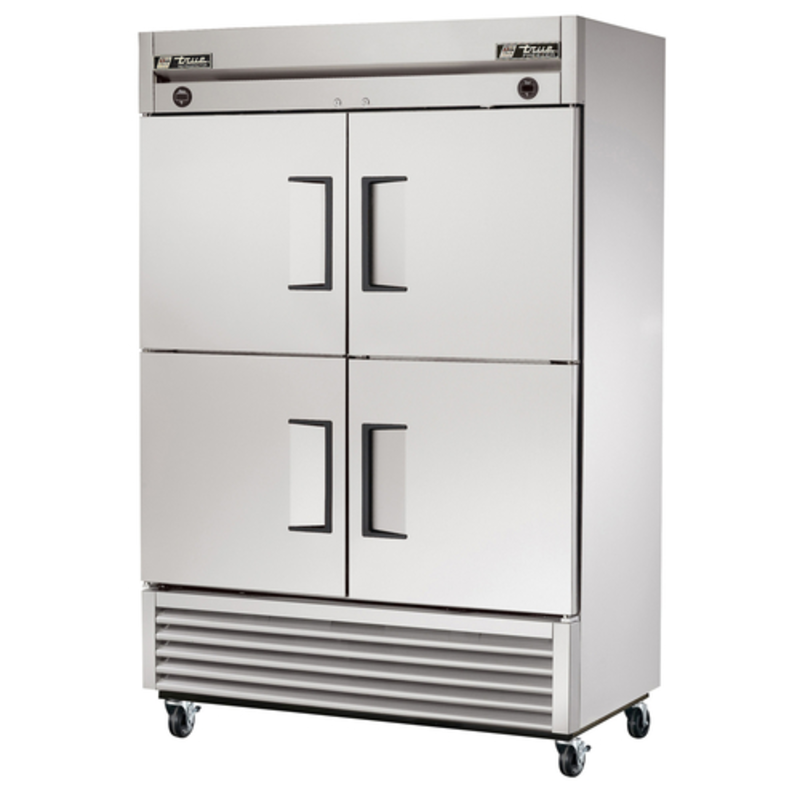 Réfrigérateur-Congélateur Combiné Double Température True Refrigeration T-49DT-4-HC avec Demi-Portes
