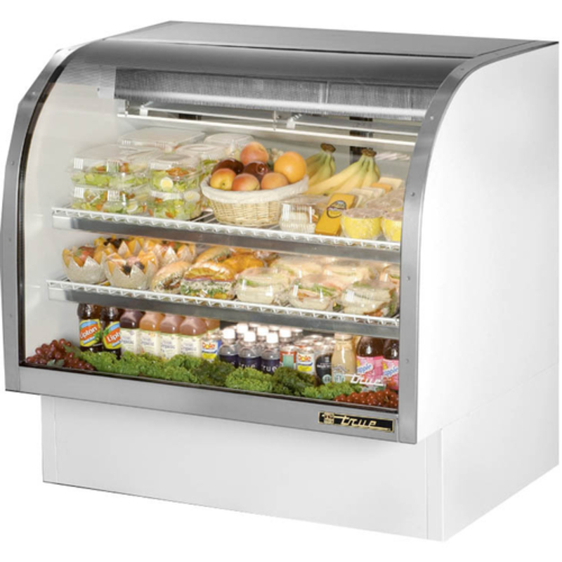Vitrine réfrigérée de charcuterie à vitre bombée True TCGG-48-HC-LD 48-1/4"