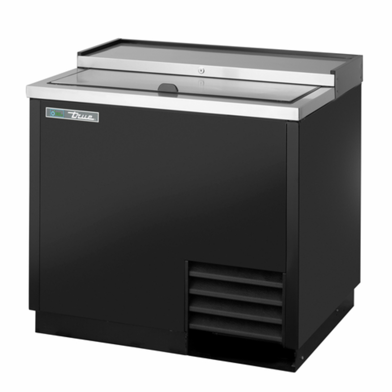 True Refrigeration TD-36-12-HC 36-Inch Black Horizontal Deep Well Beverage Cooler