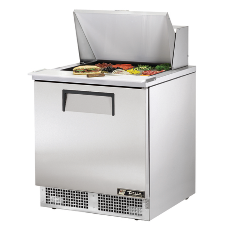 Table de préparation réfrigérée True TFP-32-12M 32 pouces Mega Top pour sandwichs et salades
