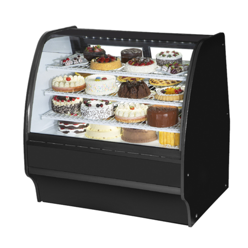 Vitrine de boulangerie à verre courbé True Refrigeration TGM-R-48-SC/SC-S-S 48 pouces