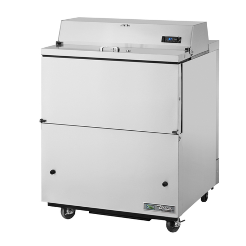 True TMC-34-S-SS-HC Stainless Steel 8-Crate Mobile Milk Cooler