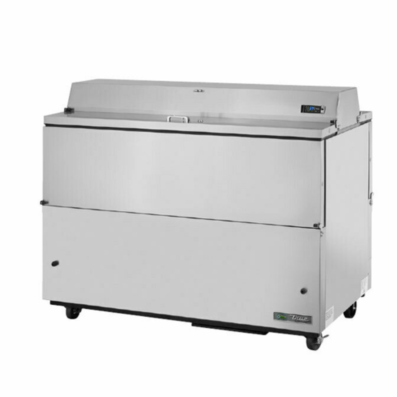 True TMC-58-S-DS-SS-HC 58" Stainless Steel Mobile Milk Cooler